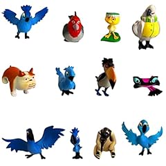 12pcs figurine uccelli usato  Spedito ovunque in Italia 