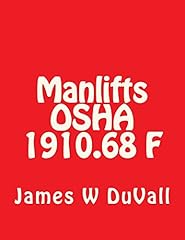 Manlifts osha 1910.68 for sale  Delivered anywhere in UK