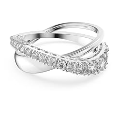 Swarovski anello twist usato  Spedito ovunque in Italia 