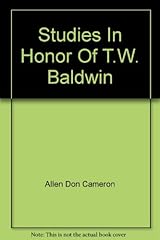 Studies honor .w. for sale  Delivered anywhere in USA 