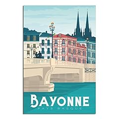 Bayonne skyline affiche d'occasion  Livré partout en France