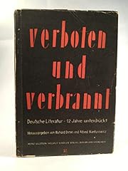 Verboten verbrannt deutsche gebraucht kaufen  Wird an jeden Ort in Deutschland