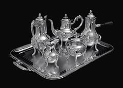 Teaset Doutre-Roussel 5pc Antique French 950 Sterling, used for sale  Delivered anywhere in Canada