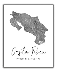 Costa rica map for sale  Delivered anywhere in USA 
