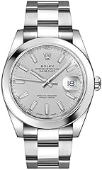 Men's Rolex Datejust 41 Silver Dial Oystersteel Watch for sale  Delivered anywhere in USA 