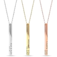 Personalized coordinates neckl for sale  Delivered anywhere in USA 