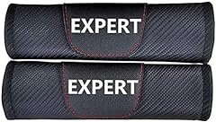 2 Pack Car Carbon Fiber Seat Belt Pads for Peugeot for sale  Delivered anywhere in UK