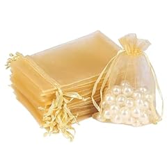 100pc gold organza for sale  Delivered anywhere in Ireland