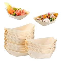 60pcs wooden plates for sale  Delivered anywhere in UK