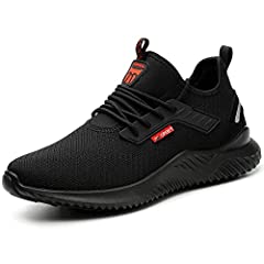 Black safety trainers for sale  Delivered anywhere in Ireland