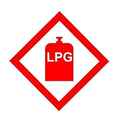 SCOOBY DESIGNS LPG GAS BOTTLE WARNING STICKER CARAVAN, used for sale  Delivered anywhere in UK