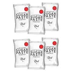 Sugar paste red for sale  Delivered anywhere in UK