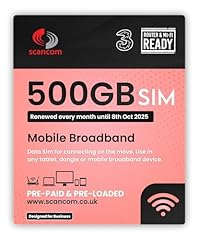 Three 500gb data for sale  Delivered anywhere in UK