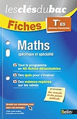 Fiches mathématiques terminal d'occasion  Livré partout en France