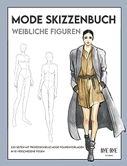 Mode skizzenbuch weiblichen gebraucht kaufen  Wird an jeden Ort in Deutschland