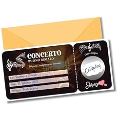 Buono regalo concerto usato  Spedito ovunque in Italia 