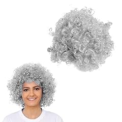 Grey afro wig for sale  Delivered anywhere in UK