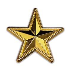 Gold star pin for sale  Delivered anywhere in UK