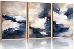 Hlniuc blue abstract for sale  Delivered anywhere in USA 