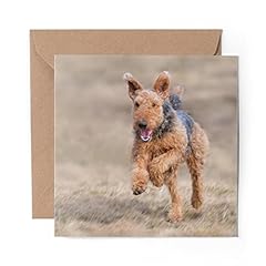 Greeting card airedale for sale  Delivered anywhere in UK