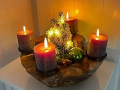 Ambientehome teak adventskranz gebraucht kaufen  Wird an jeden Ort in Deutschland