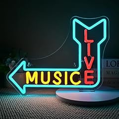 Live music neon for sale  Delivered anywhere in USA 