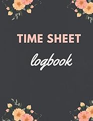 Time sheet logbook for sale  Delivered anywhere in USA 