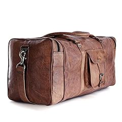 Leather duffle bags for sale  Delivered anywhere in Ireland