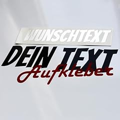 Wunschtext aufkleber konfiguri gebraucht kaufen  Wird an jeden Ort in Deutschland