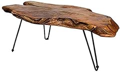 StyleCraft Badang Carving Natural Wood Edge Teak Contemporary for sale  Delivered anywhere in USA 