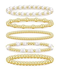 Gold beaded bracelets for sale  Delivered anywhere in USA 