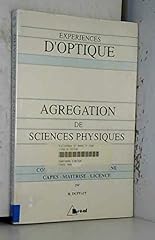 Expériences optique agrégati d'occasion  Livré partout en France