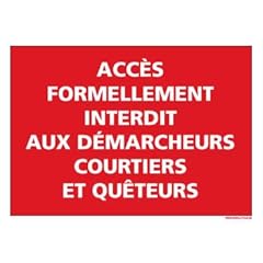 Panneau accès formellement d'occasion  Livré partout en France