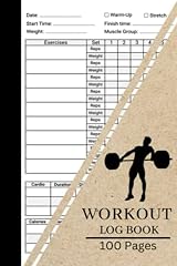 Workout log book for sale  Delivered anywhere in USA 