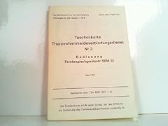 Taschenkarte truppenfernmeldev gebraucht kaufen  Wird an jeden Ort in Deutschland