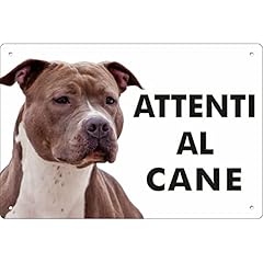 Pubblimania amstaff cartello usato  Spedito ovunque in Italia 