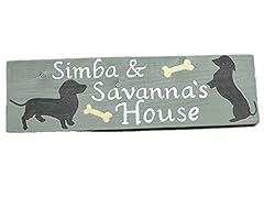 Personalised wooden dog for sale  Delivered anywhere in UK