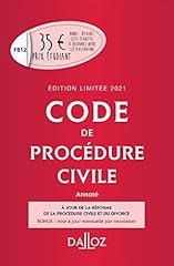 code procedure civile d'occasion code procedure civile d'occasion Livré partout en France
