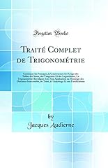 Traité complet trigonométrie d'occasion  Livré partout en France