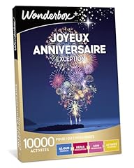 Wonderbox joyeux anniversaire d'occasion  Livré partout en France