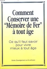 Conserver mémoire fer d'occasion  Livré partout en France