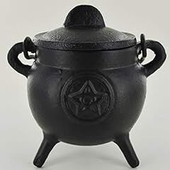 Cast Iron Cauldron Pentagram Small Witch & Magic Accessory for sale  Delivered anywhere in Ireland