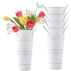 Galvanized flower bucket for sale  Delivered anywhere in USA 