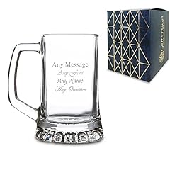 Personalised engraved 9.5oz for sale  Delivered anywhere in UK