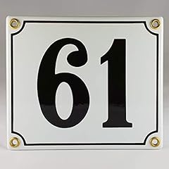 Targa smaltata numero usato  Spedito ovunque in Italia 