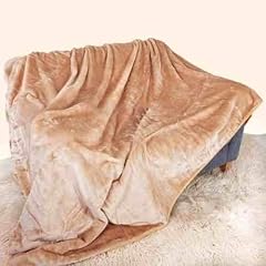 Biscuit mink throw for sale  Delivered anywhere in UK