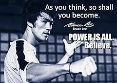 Motivational bruce lee for sale  Delivered anywhere in UK