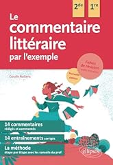 Commentaire littéraire exempl d'occasion  Livré partout en France