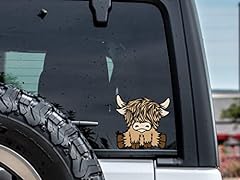 Highland cow sticker for sale  Delivered anywhere in USA 