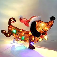 Lighted christmas dog for sale  Delivered anywhere in USA 